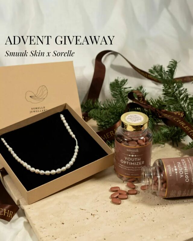 ✨ ADVENTS GIVEAWAY: @smuuk_skin x @sorelle__official ✨

Gifting season er her og vi har glædet os til at kunne forkæle vores skønne følgere med denne giveaway i samarbejde med @sorelle__official! 💍 

Her kan du vinde 1x 1.500kr gavekort til Sorelle og 2x af vores prisvindende YouthOptimizer skønhedstabletter! 💫

For at deltage i konkurrencen skal du:
🤎 Følge @smuuk_skin og @sorelle__official på Instagram
🤎 Like dette opslag
🤎 Kommentere en, du synes også skal have chancen for at vinde

Vi trækker en tilfældig vinder den 8.12.2023, som kontaktes af os via Instagram. Præmieværdi: 2.798 kr. Det er ikke et krav at tagge. Denne konkurrence er ikke associeret eller sponsoreret af Meta.